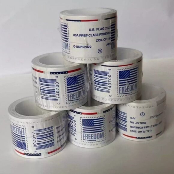10 Rolls of 100 2023 USPS Forever Stamps Postage- 1000 Total - Picture 5 of 6